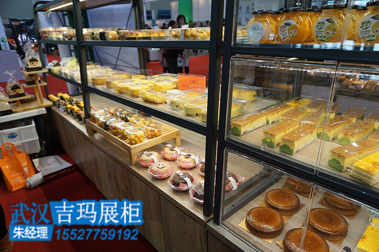 广西南宁桂林面包店边柜 蛋糕店展示柜 烘焙店展示柜 厂家直销