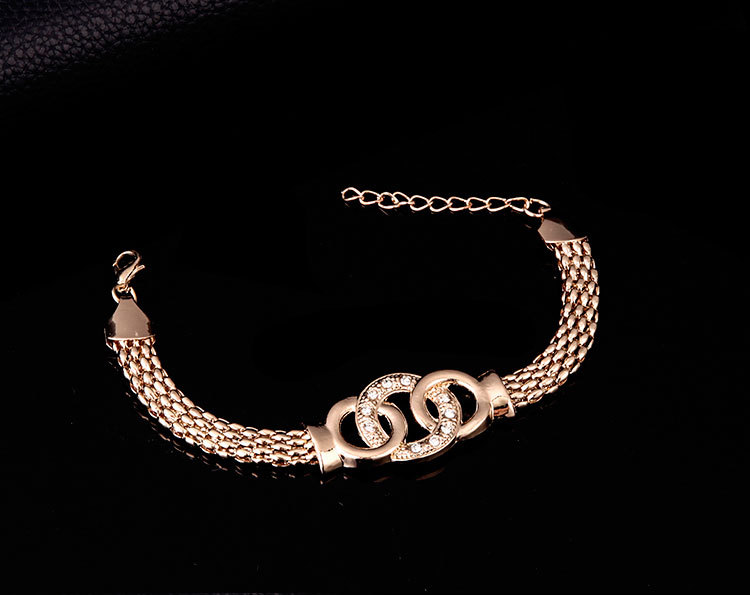 Occident alloy Inlaid stones sets ( Golden ) NHXS0158