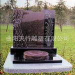 厂家直销 艺术工艺石雕墓碑 艺术圆润透亮雕刻石碑 传统墓碑订做