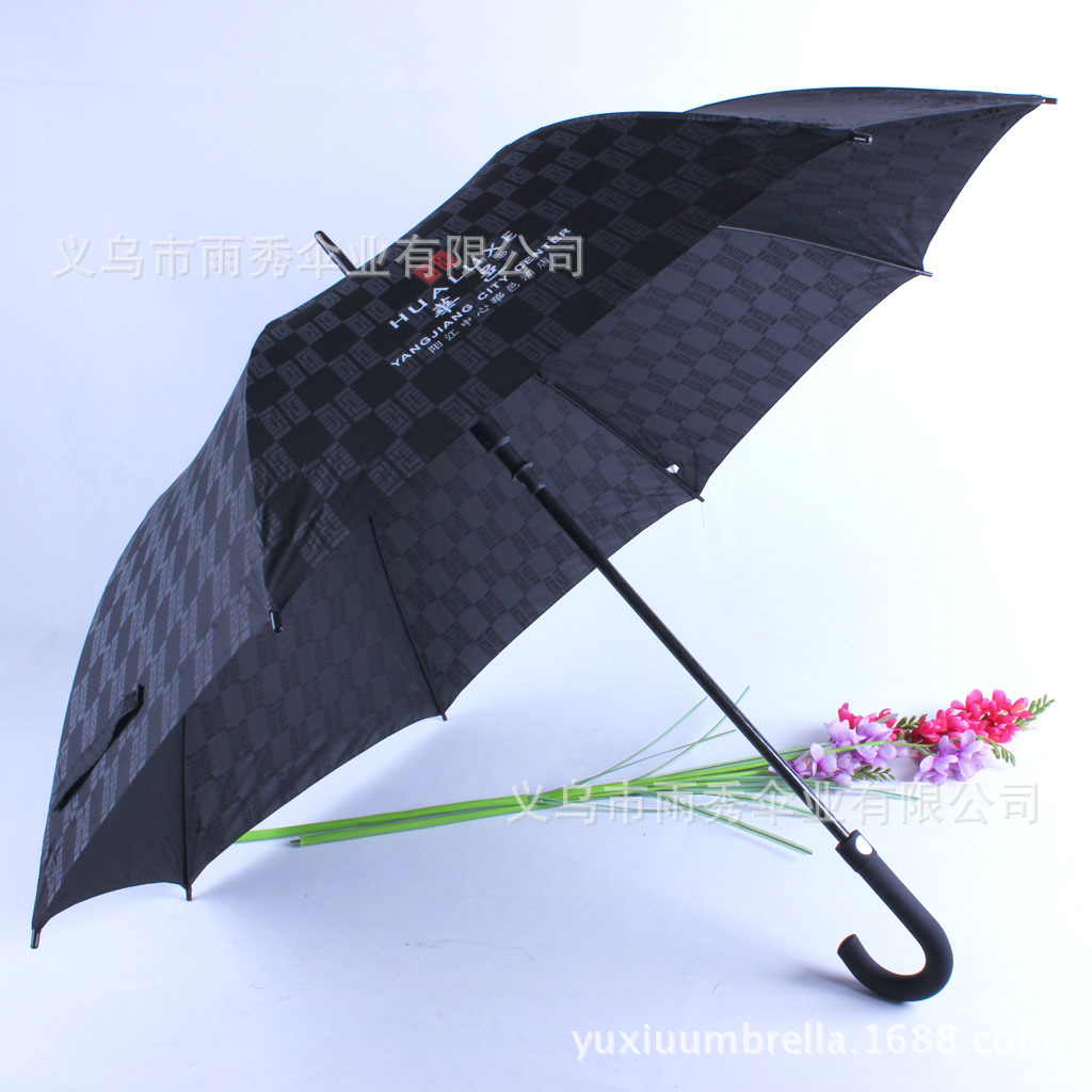 雨秀 高档碰起布酒店LOGO 广告伞 雨伞赠送