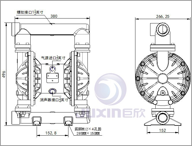 气动隔膜泵,进口隔膜泵,气动泵