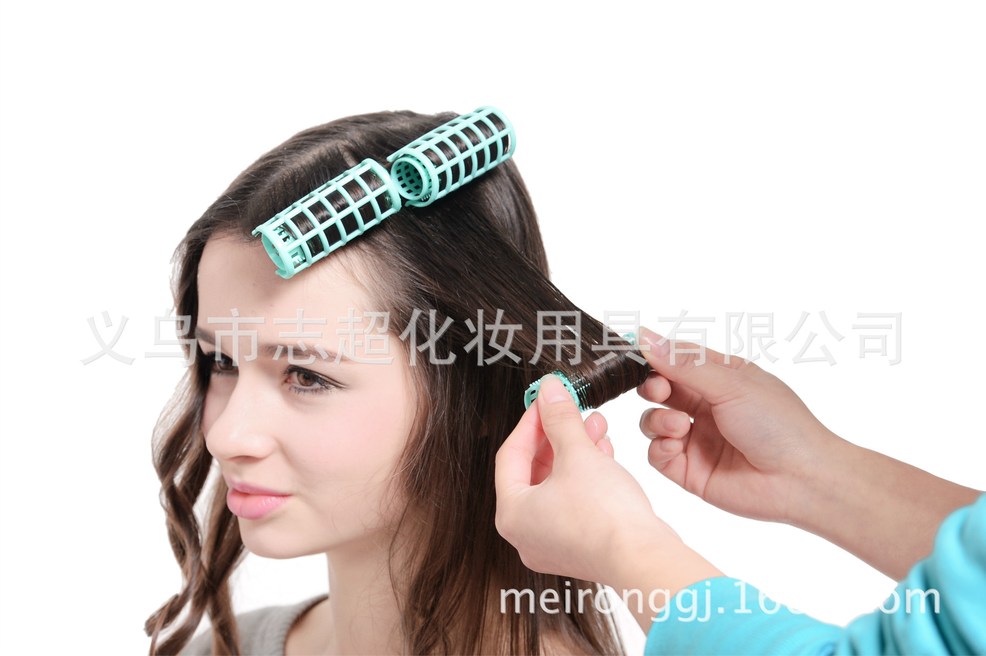 厂家供应带齿发卷塑料卷发器子母发卷diy卷发工具