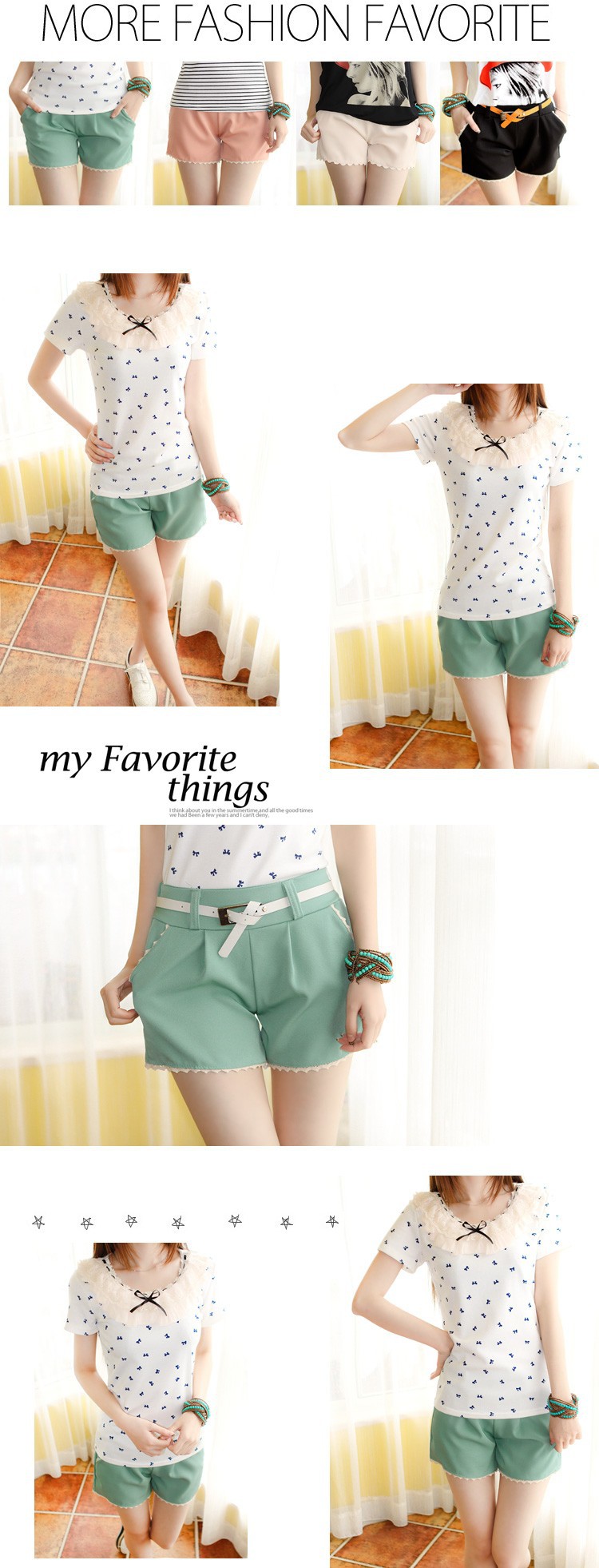 S538 花边短裤 (1)