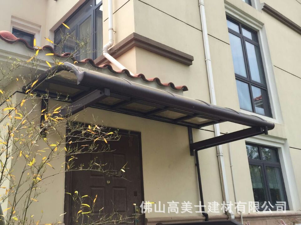 厂家直销高档窗棚 铝合金遮阳棚 别墅露台棚 雨棚