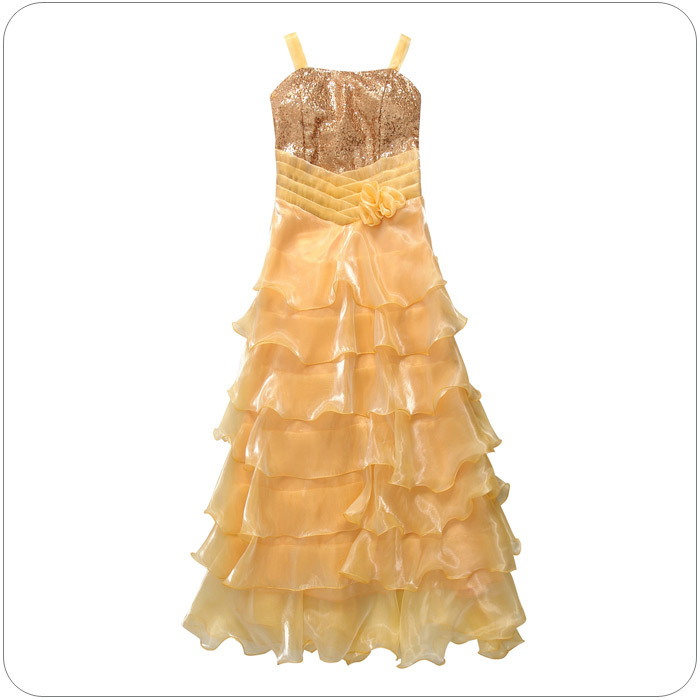 the fat Extra large Women's wear Plus Size Fattening evening party Ruffles camisole longuette Evening dress Dress 9725