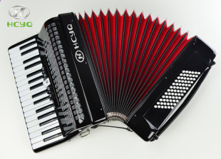 HCYQ 34鍵 72貝司鍵盤手風琴，演奏級三排簧 72BS 5變音樂器