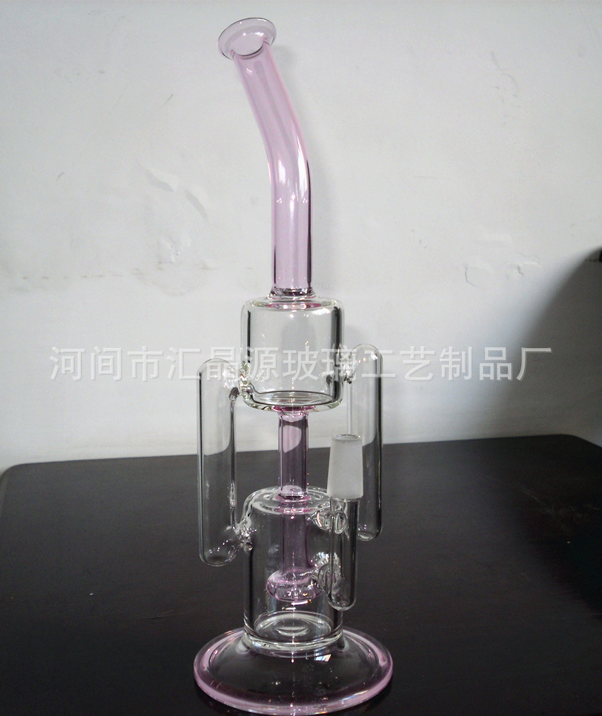 玻璃工艺烟枪 工艺品玻璃管配件 厂家定做回水玻璃烟枪