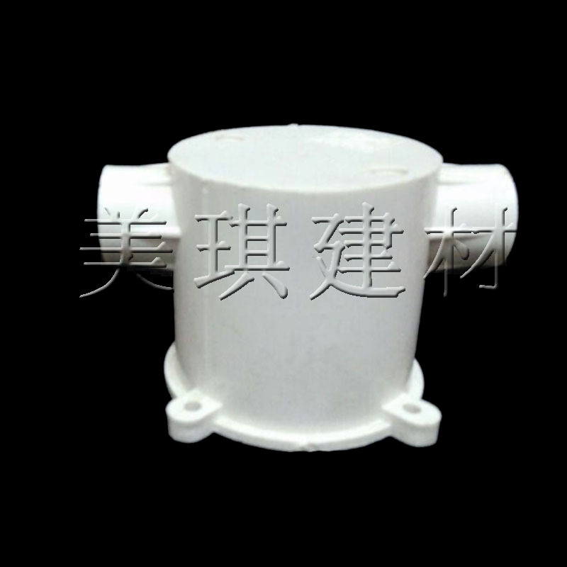暗装圆接线盒双直通-2