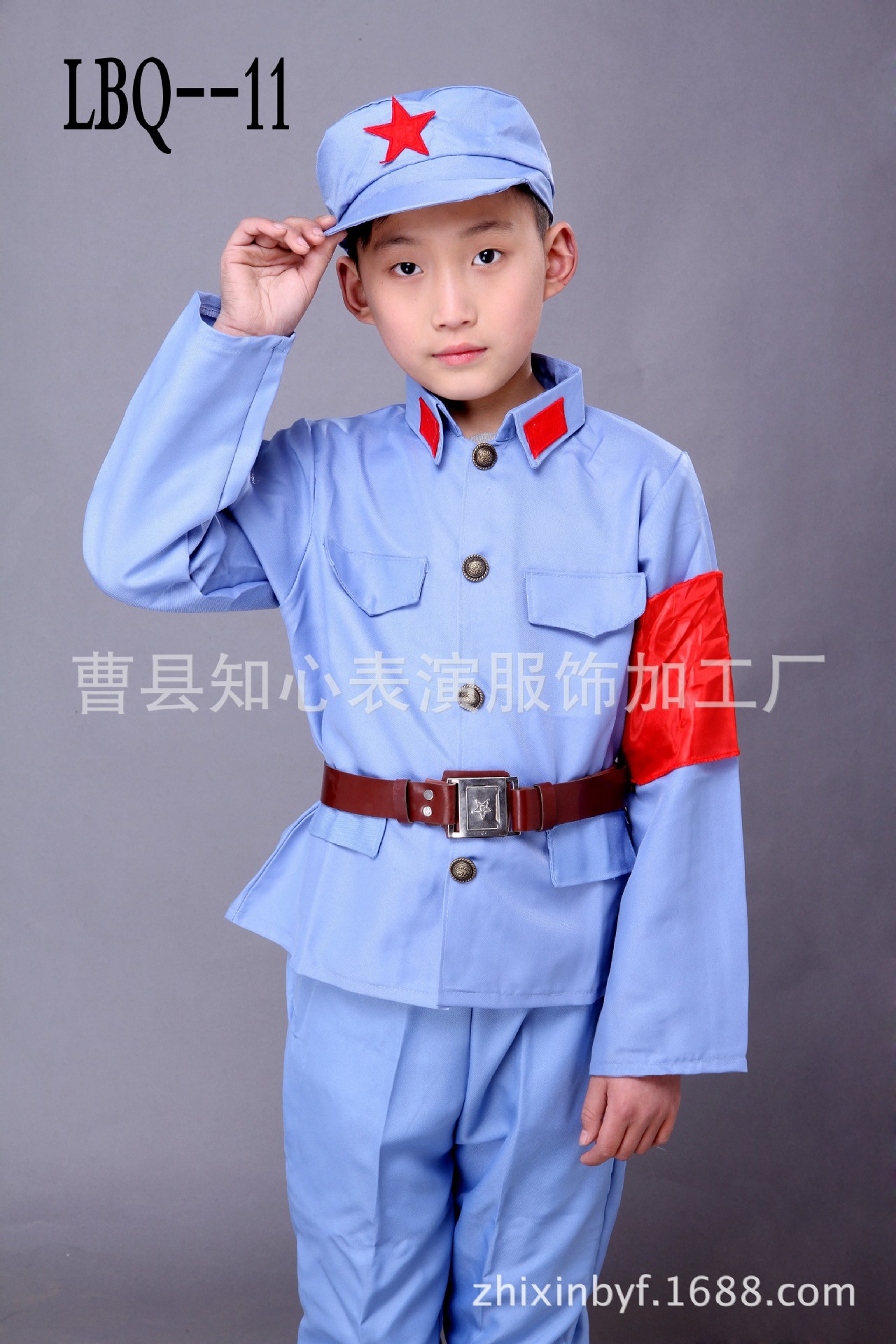 六一儿童新款红军演出服装红卫兵服装八路军演出表演服