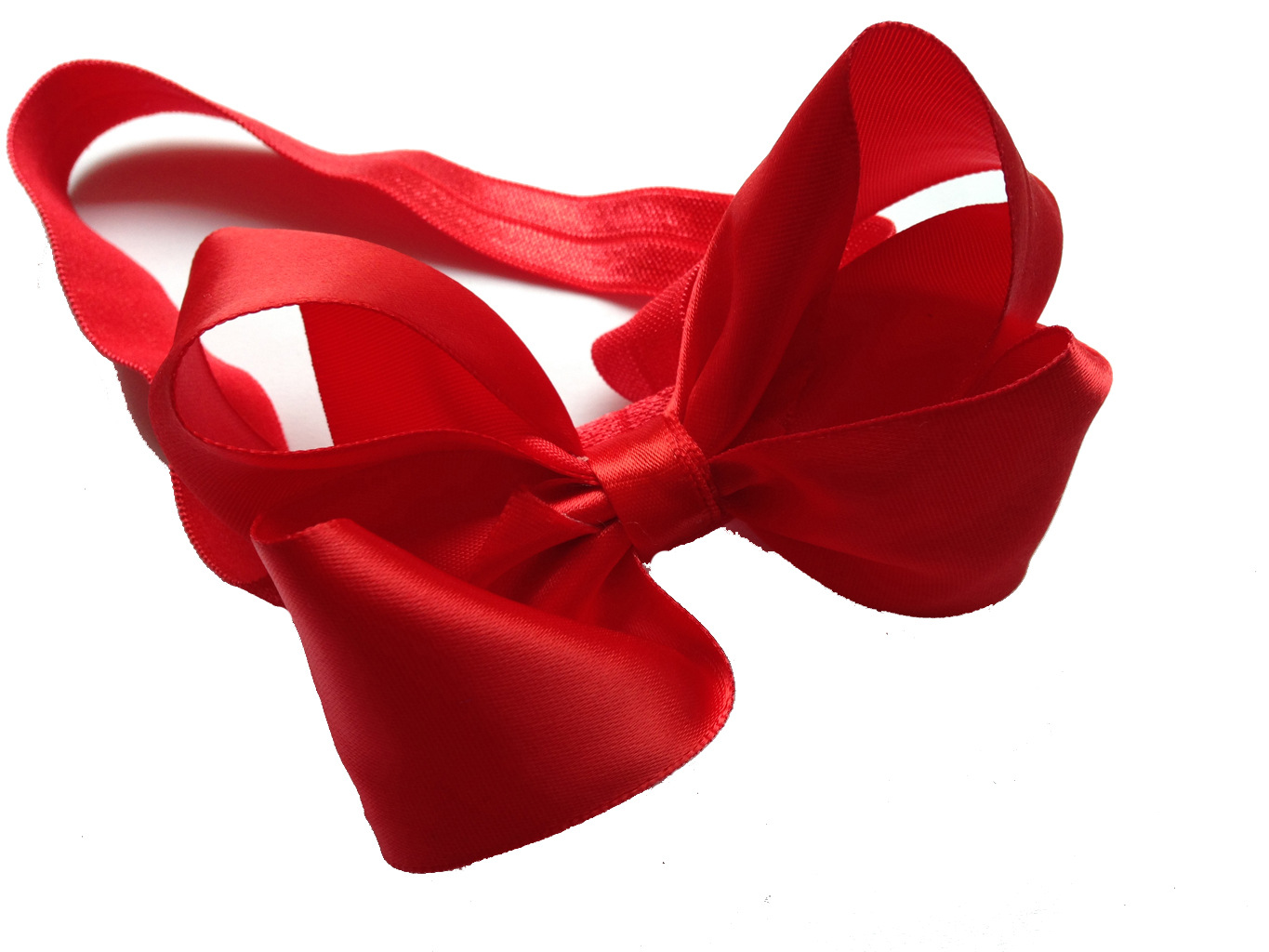 Baby Girl Infant Hair Bow Ribbon Red Bow Headband Hair Accessories