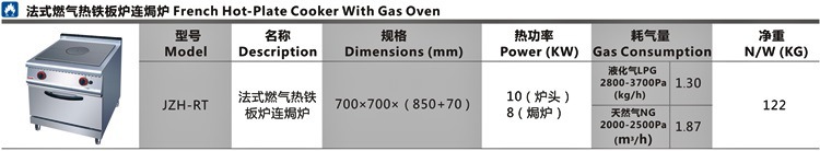 JZH-RT French gas heat furnace in the oven for 0004.