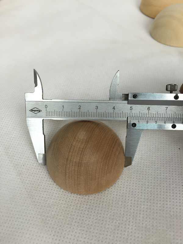 批发 木珠半圆球 木制半球 工艺品专用0.8cm-7.5cm车木配件
