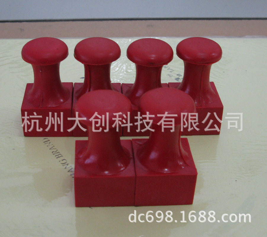 塑料把手正方章22*22 红胶印章 橡胶章 30只/包 一包起售