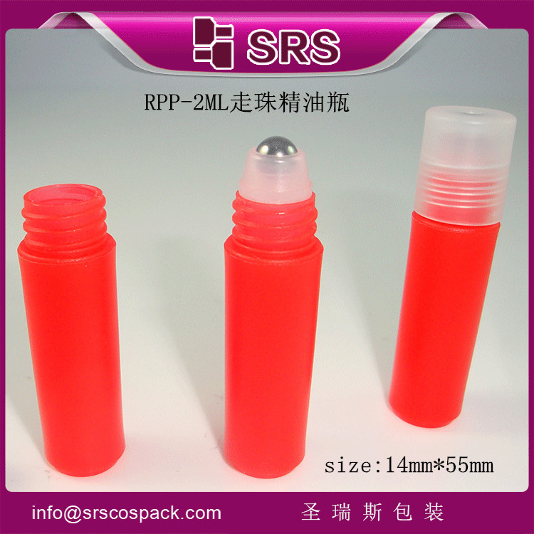 RPP-2ML滚珠瓶+钢珠-红色 透明盖