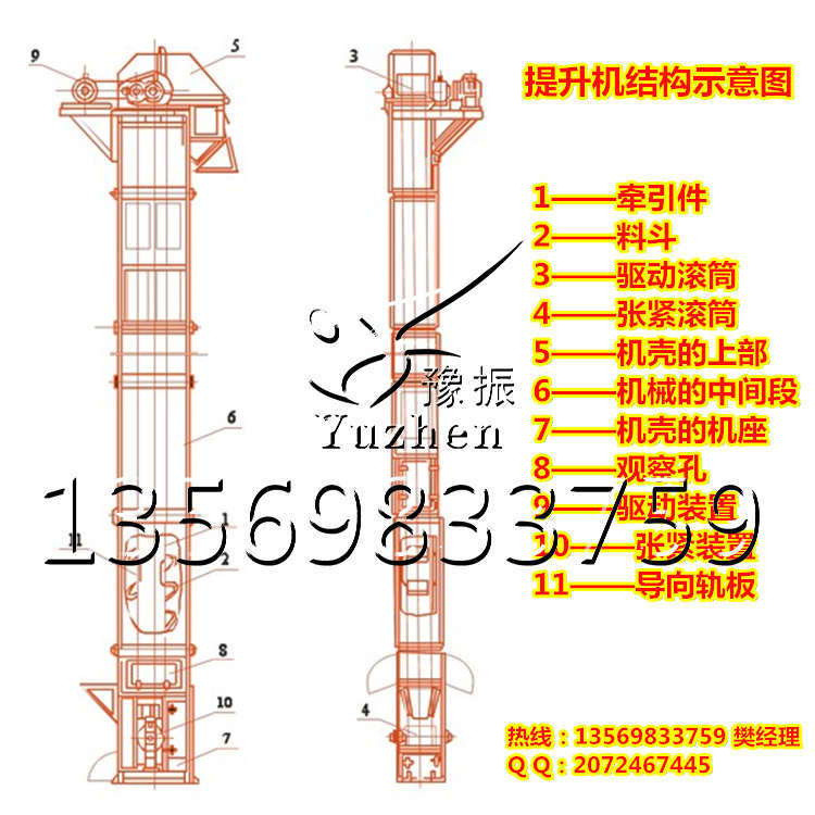 提升机示意图