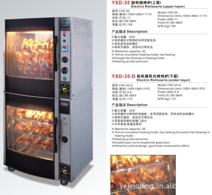 YXD-35-D rotary furnace Roast Chicken (lower) 0004