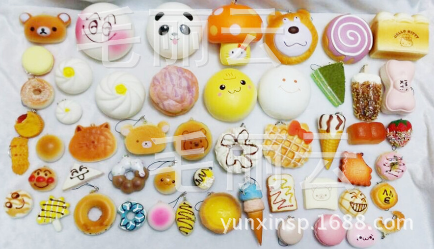 工艺品,礼品 手机饰品 手机挂件 厂家直销仿真食玩 18个款随机套装