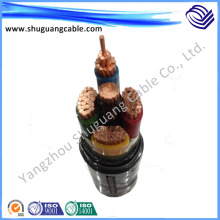 ZR-YJV22-3*150+2*70阻燃鋼帶鎧裝低壓電力電纜 國標電纜