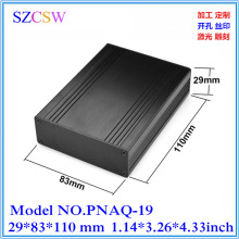 定制 儀表鋁型材外殼 一體式鋁合金殼體  金屬機箱外殼 29x83x110