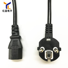 現貨供應1.5米3*0.75平方歐式插頭品字尾歐標兩圓插AC歐規電源線
