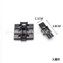 科技機械小顆粒積木88323大號車履帶鏈條單節鉸鏈兼容某高積樂