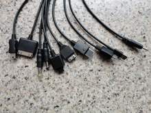 一拖十充電器數據線10合1多功能手機充電線 多頭數據線