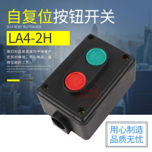 LA4-2H 機床控制按鈕 按鈕開關 雙聯啟動按鈕 兩位按鈕 啟動 停止