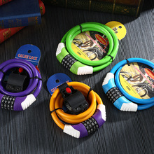 4012# 廠家直供 通用自行車密碼鎖  電動車鎖便攜鋅合金鎖 定制