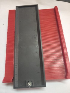 輪廓規仿形規Contour木工測量萬能量規取型器 不規則輪廓量弧度尺