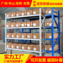 貨架倉儲倉庫房貨架重型儲物架置物架家用展示架服裝五金鐵架子