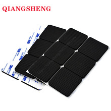 制定黑色壓紋EVA膠墊 家具防滑網格EVA腳墊 背膠防滑防碰腳墊