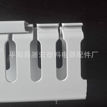 廠家批發多色塑料配電櫃線槽  阻燃線槽45mm*45mm