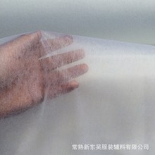 供應服裝撒粉襯雙點漿點水洗紙朴粘襯無紡襯紙襯尼龍粘合襯布網襯