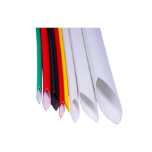 環保玻璃纖維套管矽質管耐高溫管玻纖管自熄管阻燃絕緣電子線保護