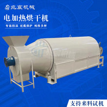 供應河沙石英砂礦粉烘干設備 金屬粉末塑料顆粒電加熱滾筒烘干機