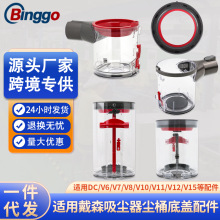適用戴森吸塵器垃圾桶氣旋集塵盒集塵桶底蓋V6V7V8維修吸頭配件