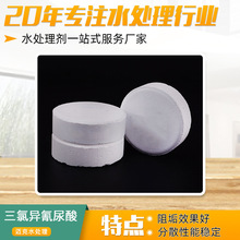 定制三氯異氰尿酸氯錠氯片凈水滅藻游泳池泡騰片生產