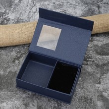 小批量玫瑰花一周耳釘包裝盒開窗首飾盒情人節日翻蓋禮盒