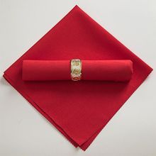 酒店餐廳口布純色素色餐巾布紅色白色藍色平紋折花餐布口布48*48