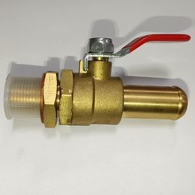 廠家直銷加厚銅球閥 柴油機球閥 農機放油閥防漏耐高溫浮球