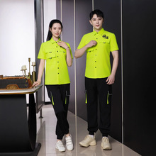 時尚酒吧ktv服務員工作服套裝夜場會所清吧PARTYK傳送員男女工裝