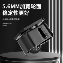 黏貼式軸承萬向輪 帶剎車自鎖靜音家具滑輪腳輪底座靜音移動滑輪