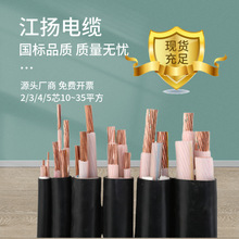 電力電纜國標線纜銅線2芯10/16/25平方3*353+1芯充電樁線纜ZCYJV