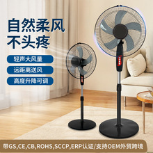 新款跨境外貿熱銷辦公宿舍風扇家用立式搖頭電風扇16寸家用落地扇