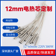 電熱芯電熱絲單頭模具加熱管電阻式加熱棒深圳模具電熱芯定制