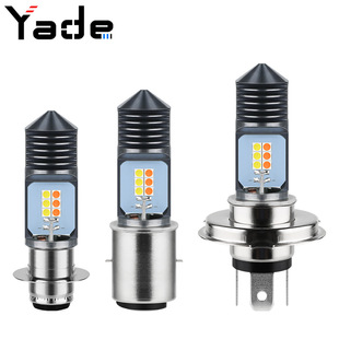 ŵ Ħ܇LEDǰpɫ H4 H6 BA20D 3030-12SMD 