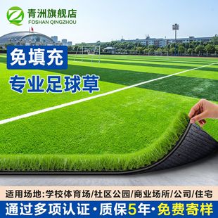高密度免填充足球場草坪 中小學校操場3公分仿真塑料人造草坪