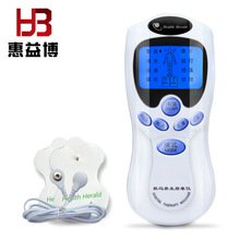 廠家直銷多功能數碼按摩儀 中英文跨境經絡理療儀 電子脈沖按摩儀