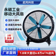 永磁工業移動大風扇廠家直銷220V健身房車間球場降溫通風強力風扇