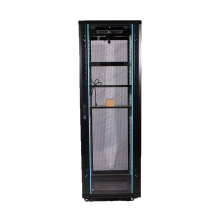 定制37U網絡機櫃加厚落地移動機櫃帶鎖機房服務器戶外一體化機櫃